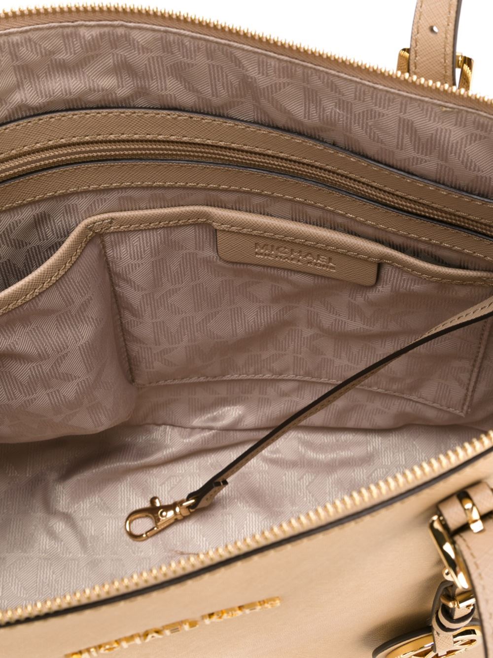 'Jet Set Travel' top-zip tote 