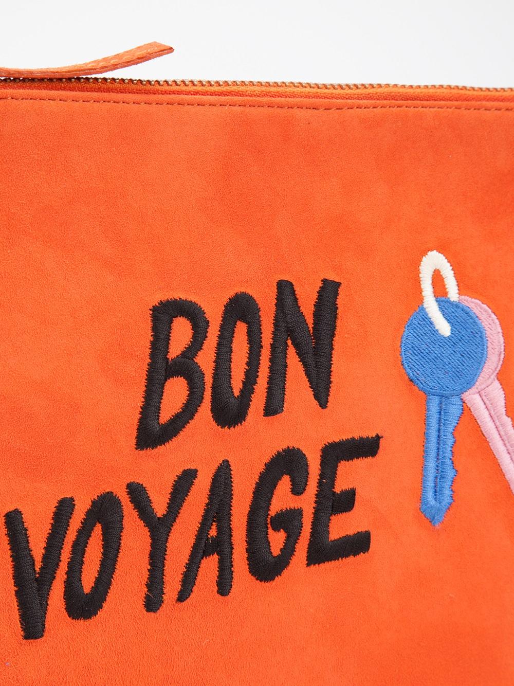 'Bon Voyage' clutch