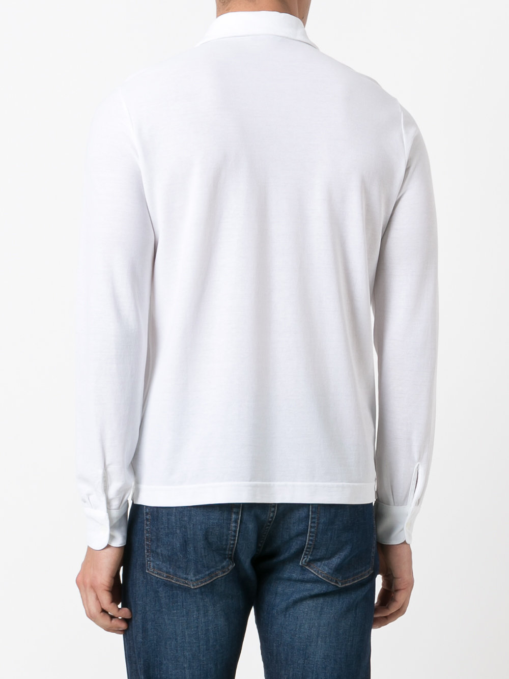 longsleeved polo shirt