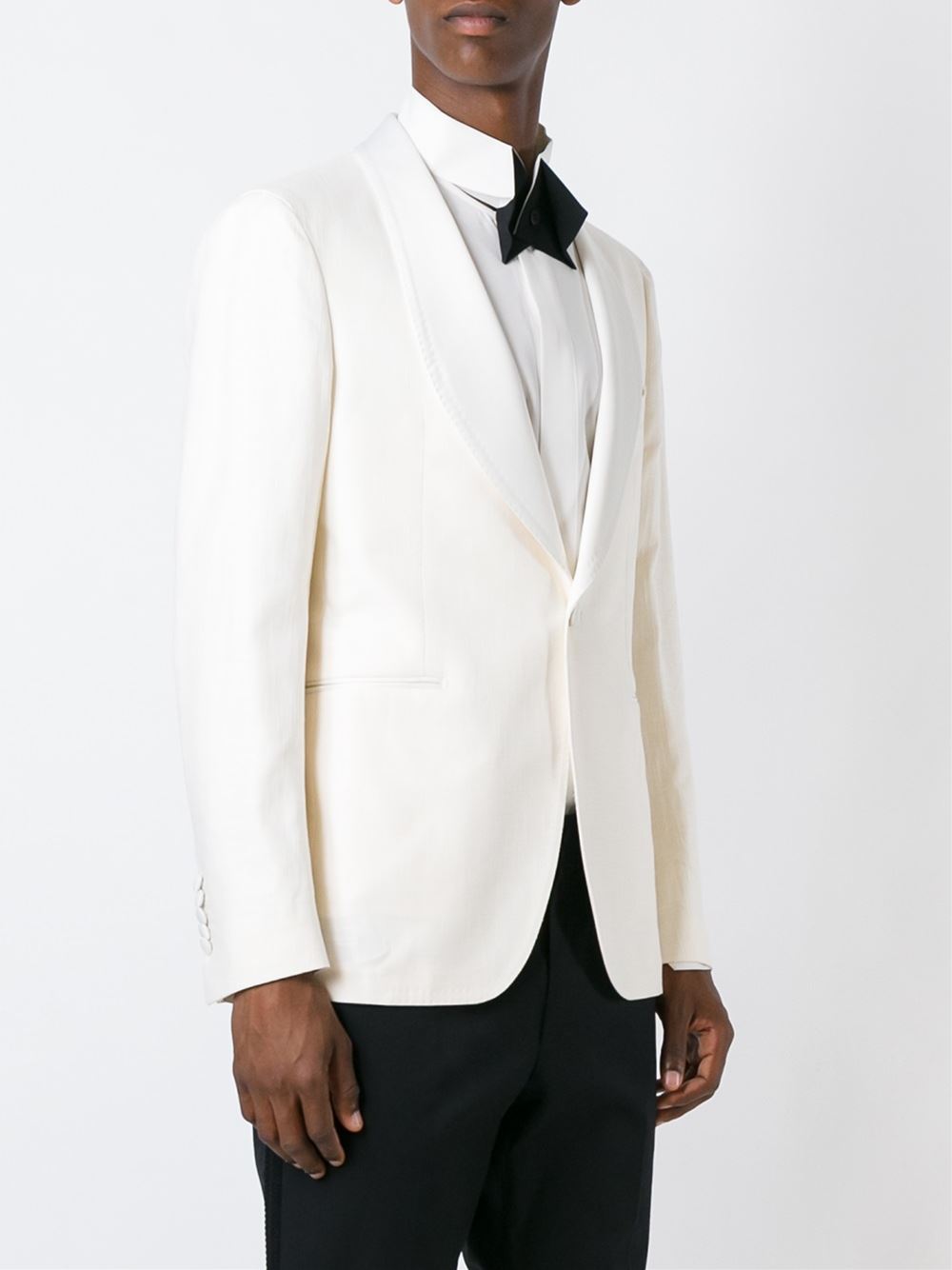 single breasted dinner jacket