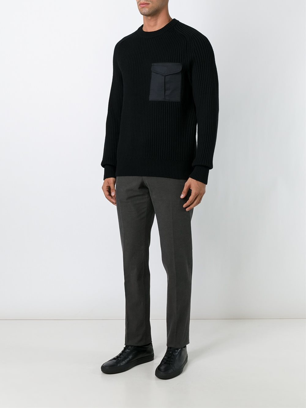 slim fit trousers