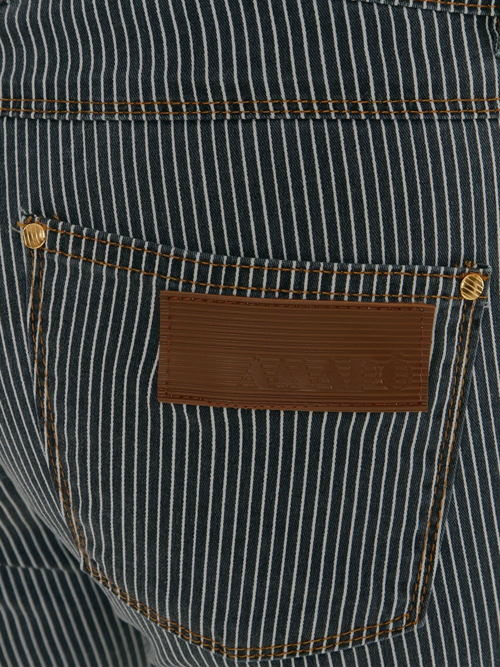 striped skinny trousers