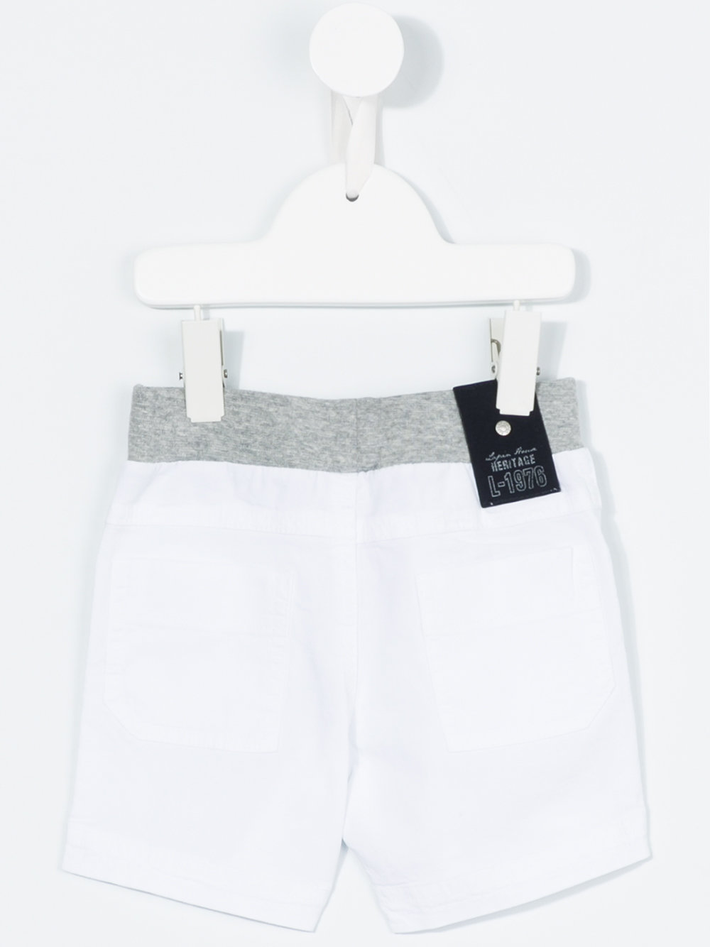 contrast waistband shorts
