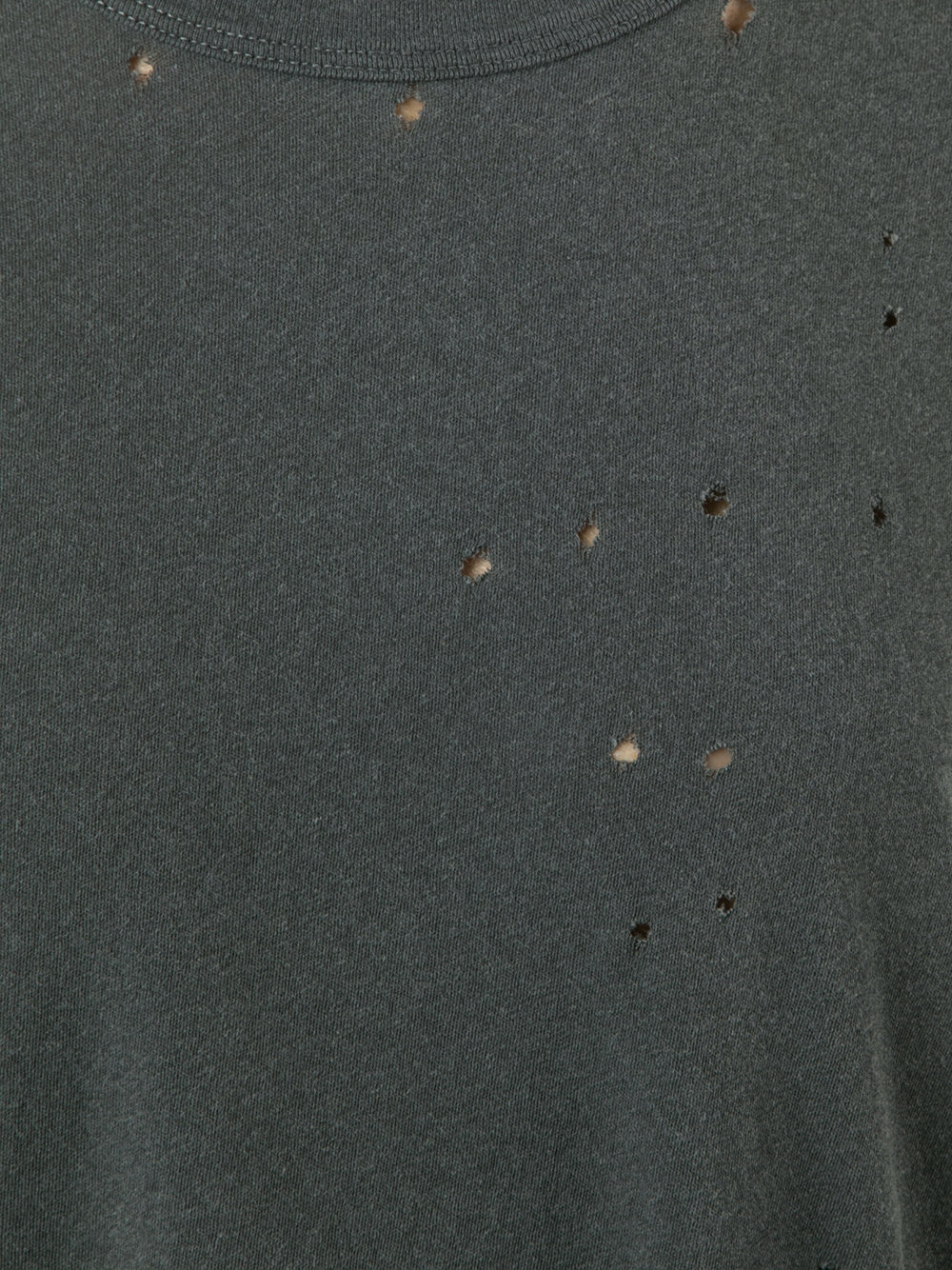 perforated detail T-shirt