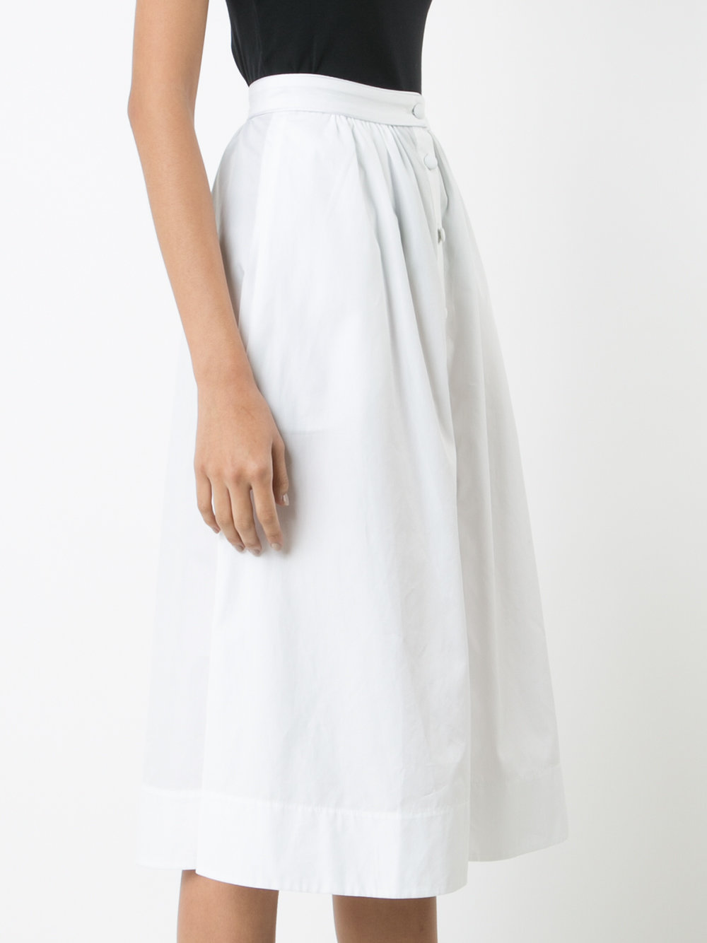 button up skirt