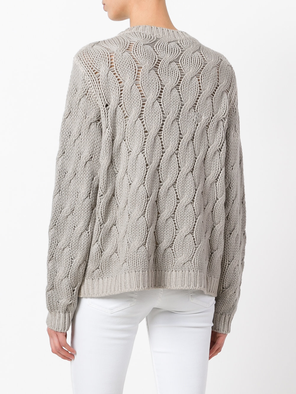 cable knit cardigan