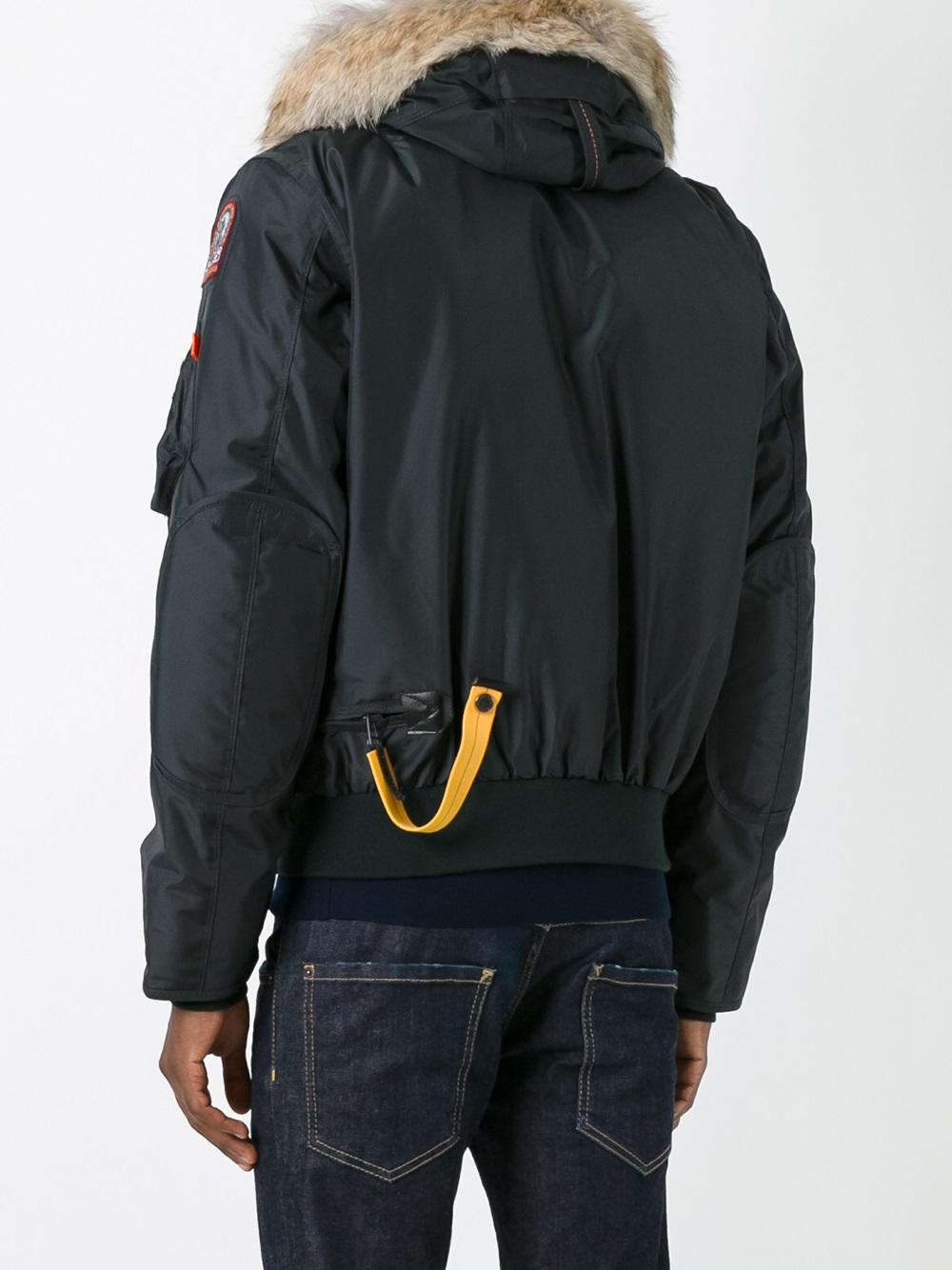 fur trim hood jacket 