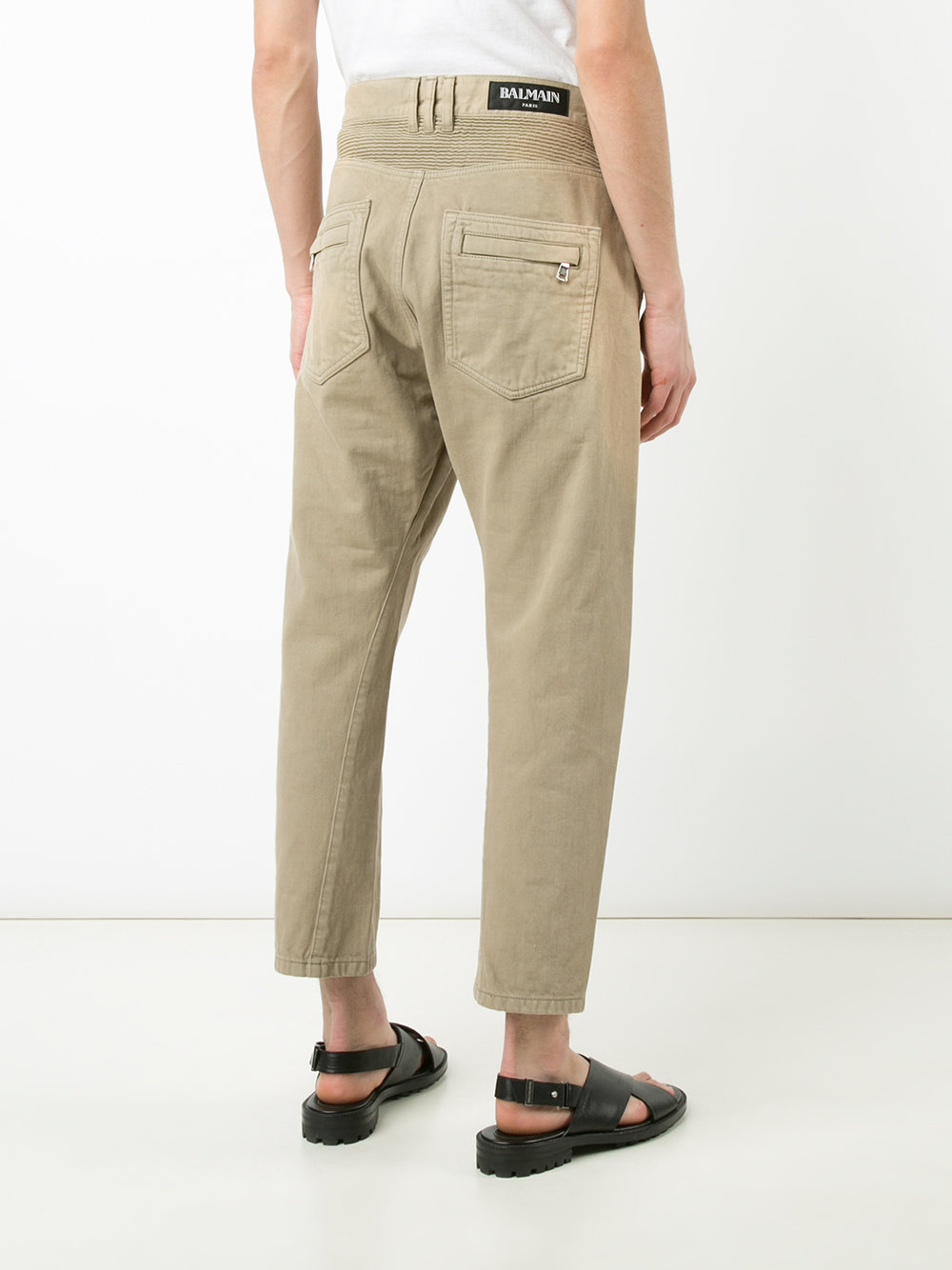 biker fly baggy trousers