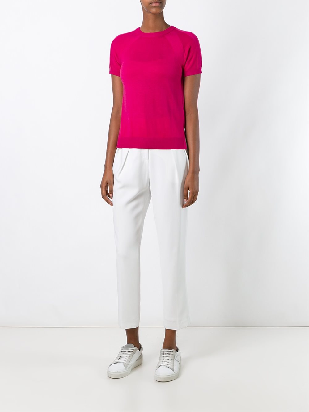 shortsleeved knit top 