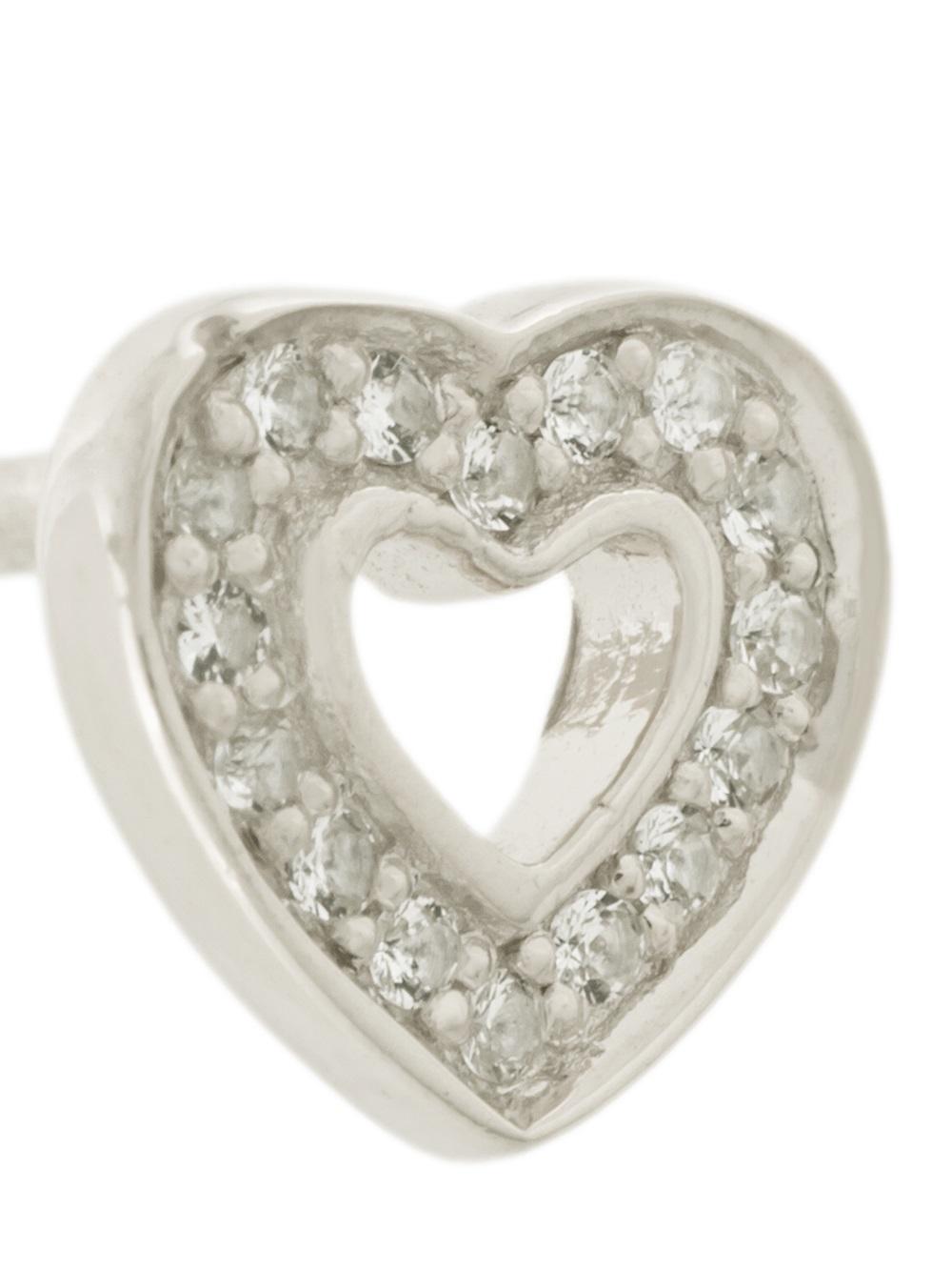 'Mini Heart Biography' stud earrings