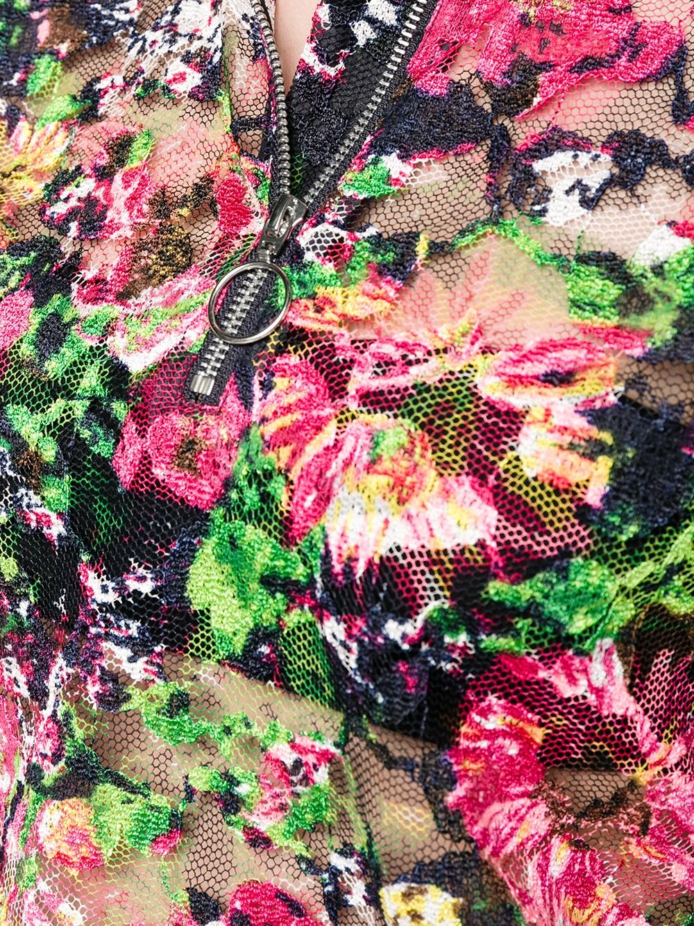 floral print lace top
