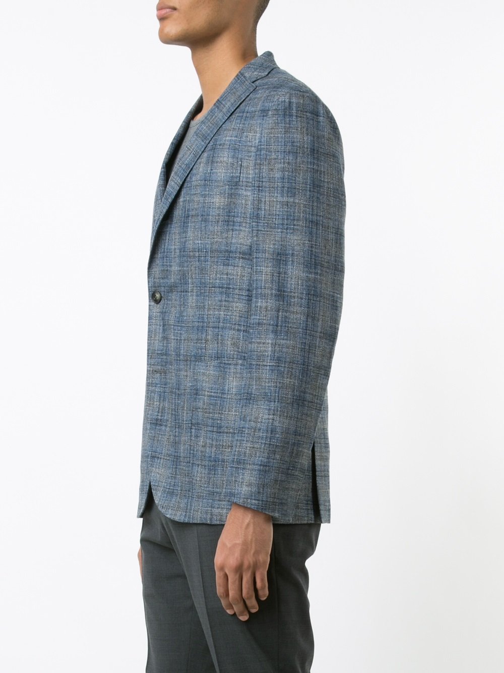 plaid blazer