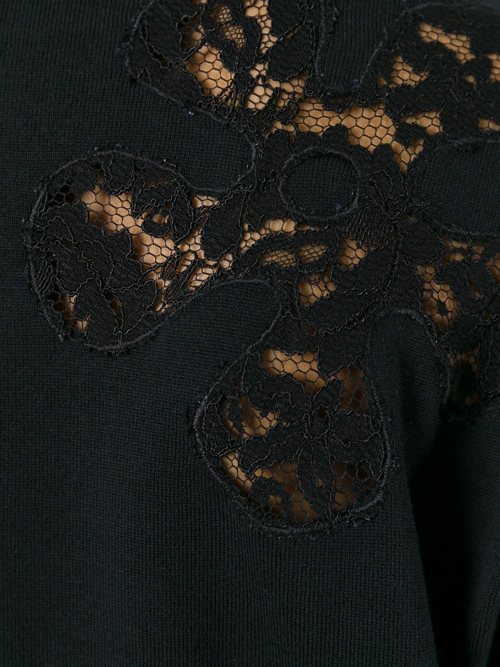 lace insert jumper