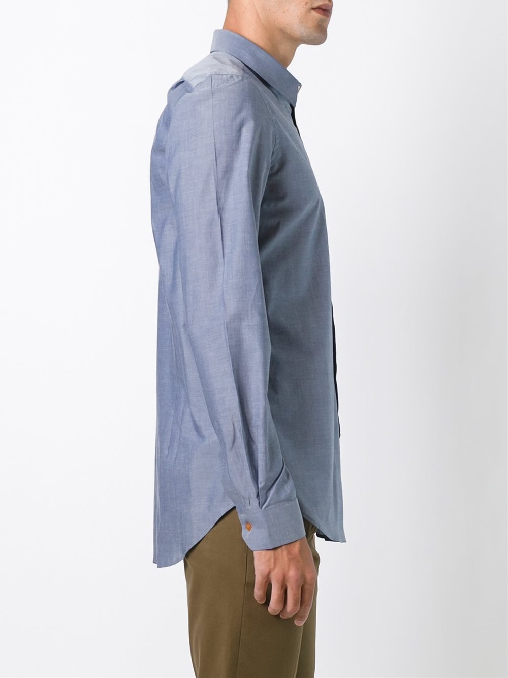 pointed collar shirt