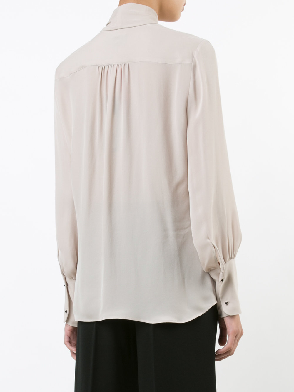 tie front blouse