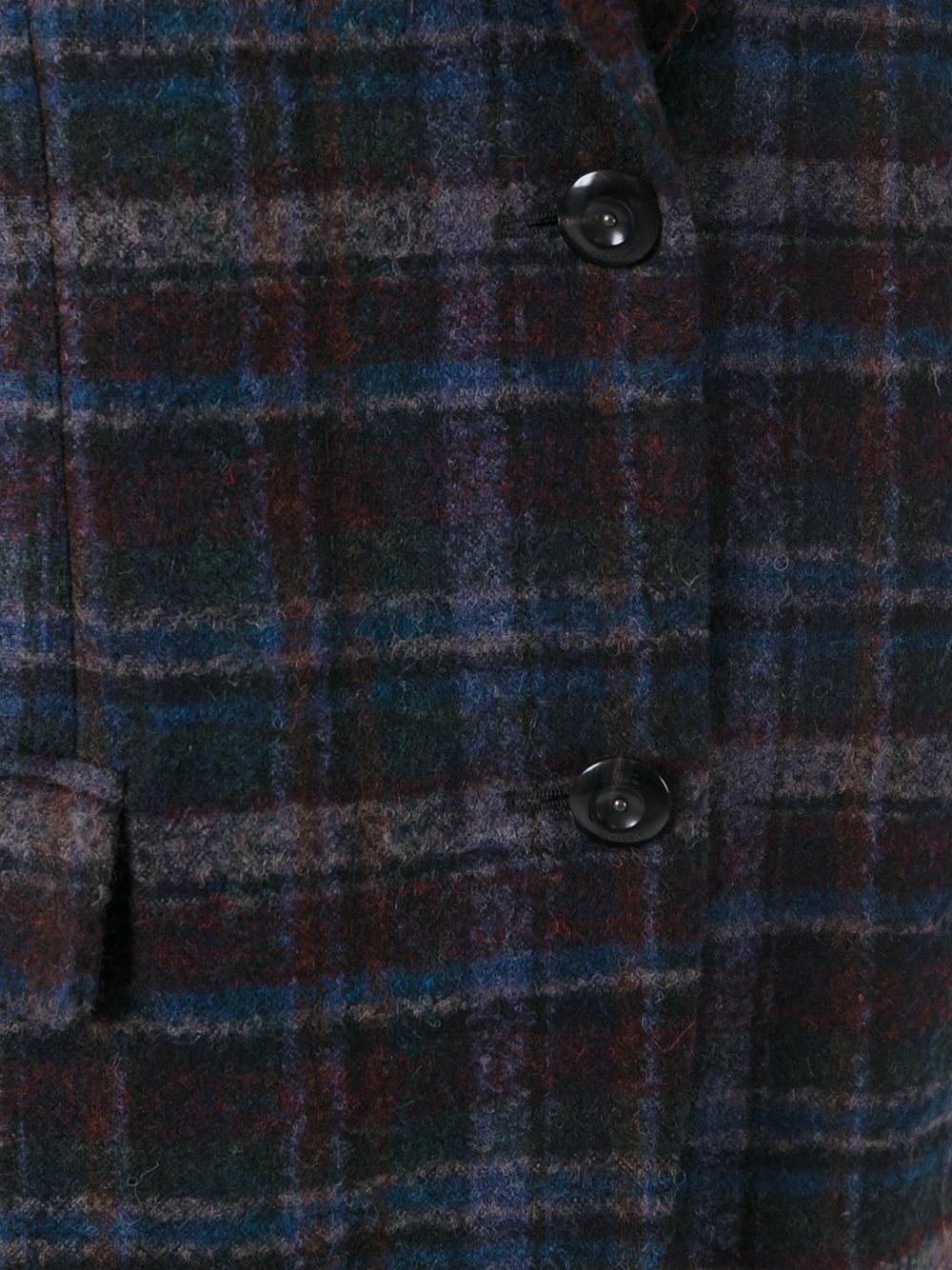 checked blazer