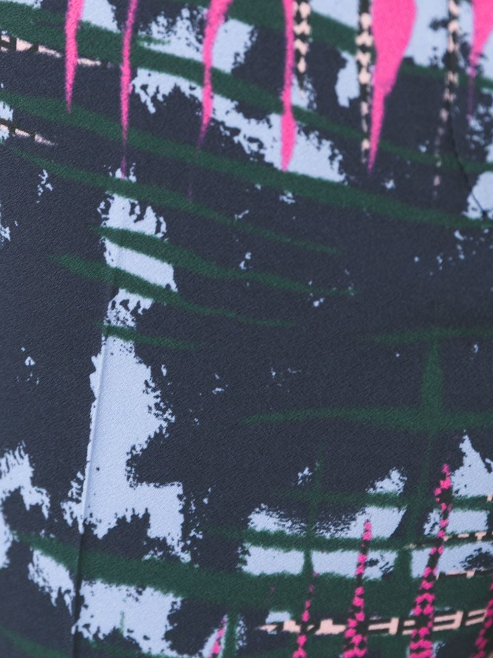 abstract print trousers 