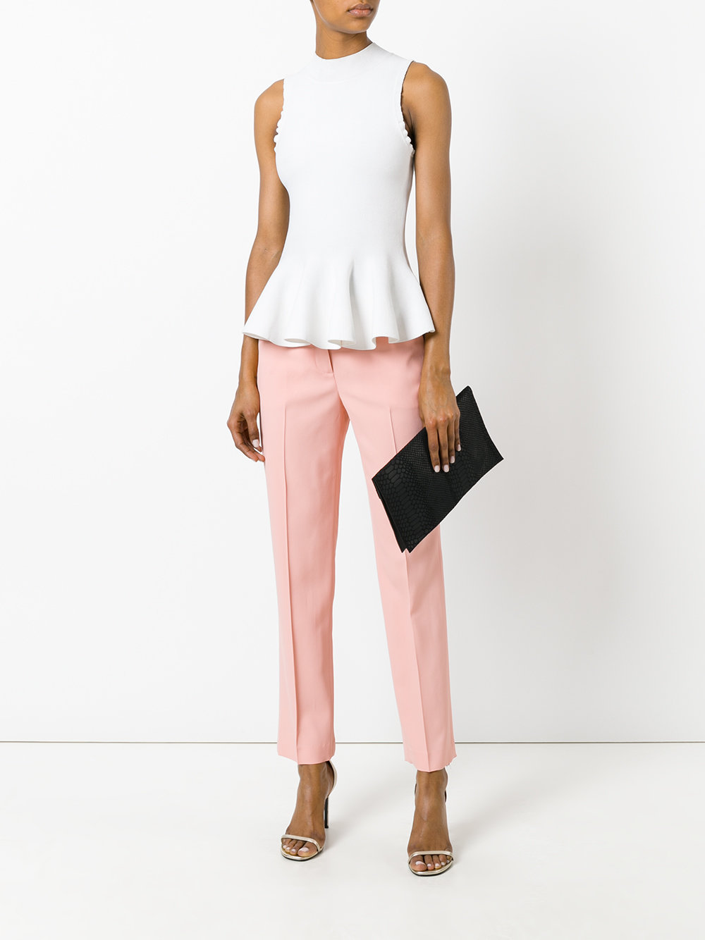 snakeskin effect clutch