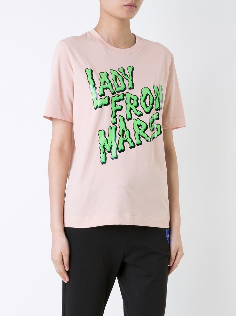 'lady from mars' T恤