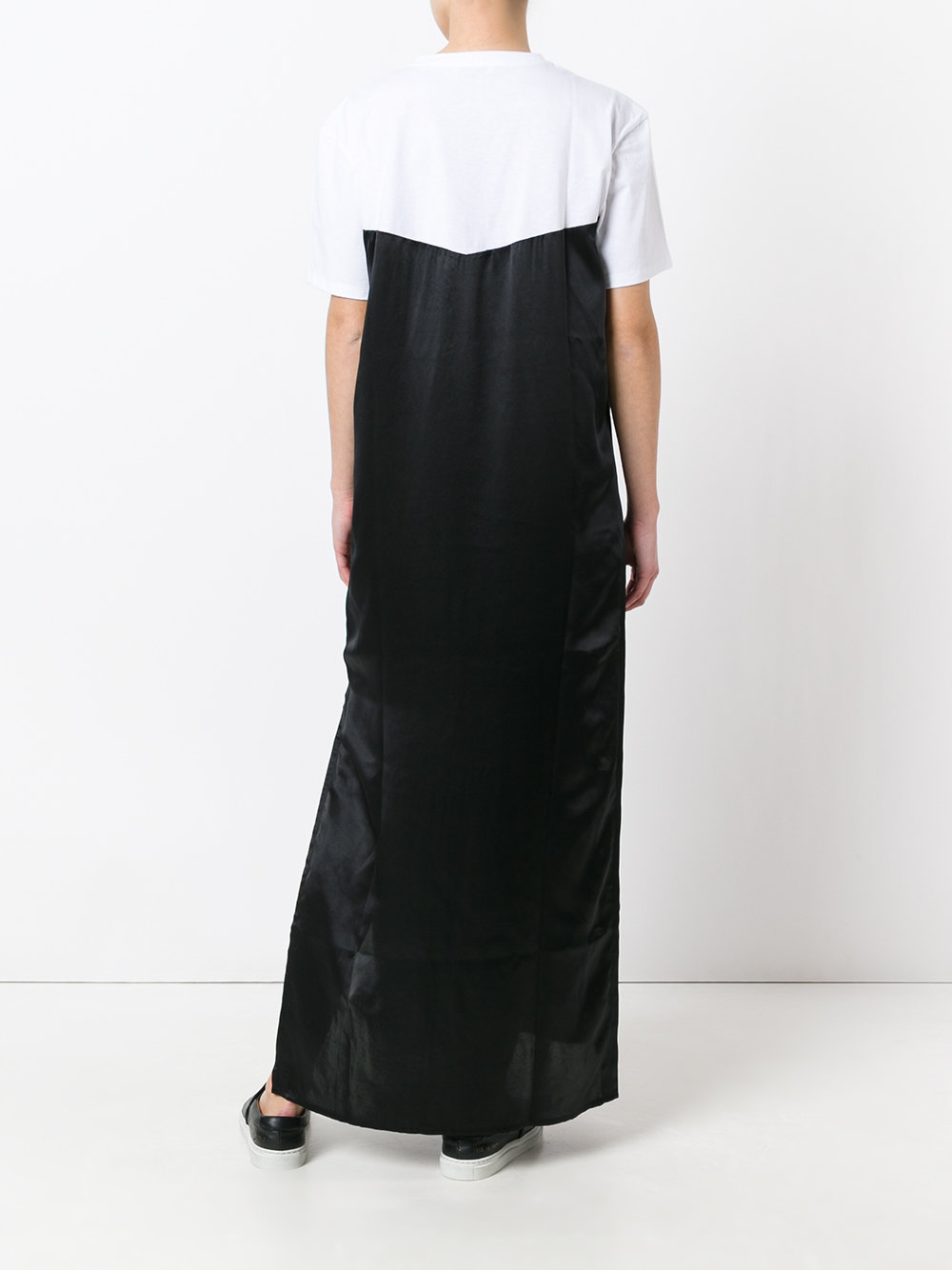 chest embroidery shift dress
