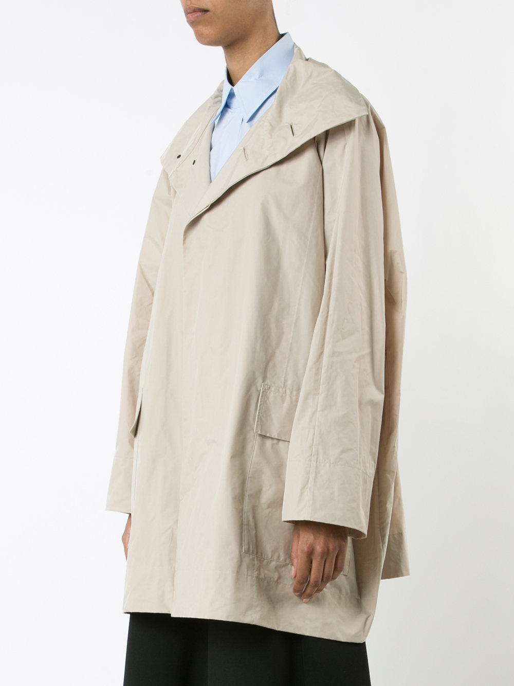 classic short raincoat 