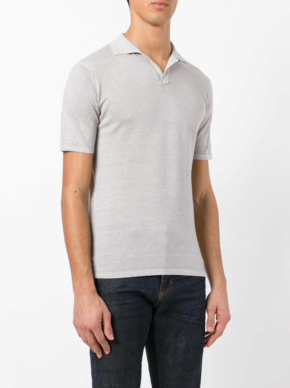 classic collar T-shirt