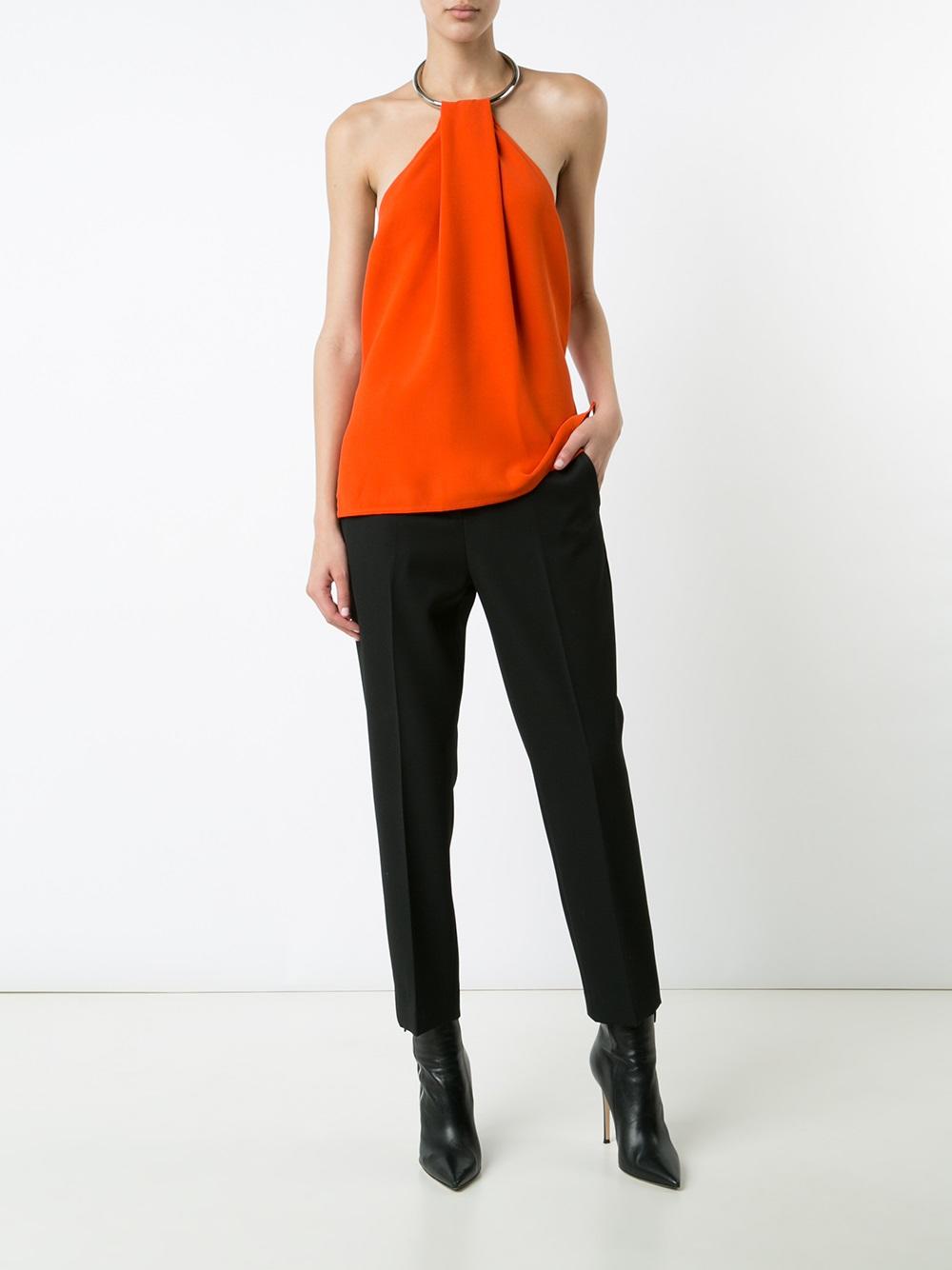 halterneck blouse