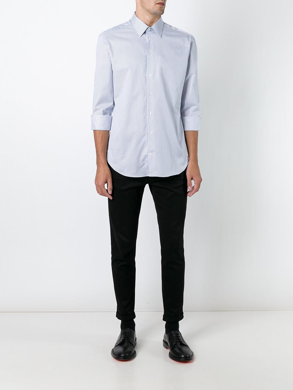 striped slim fit shirt