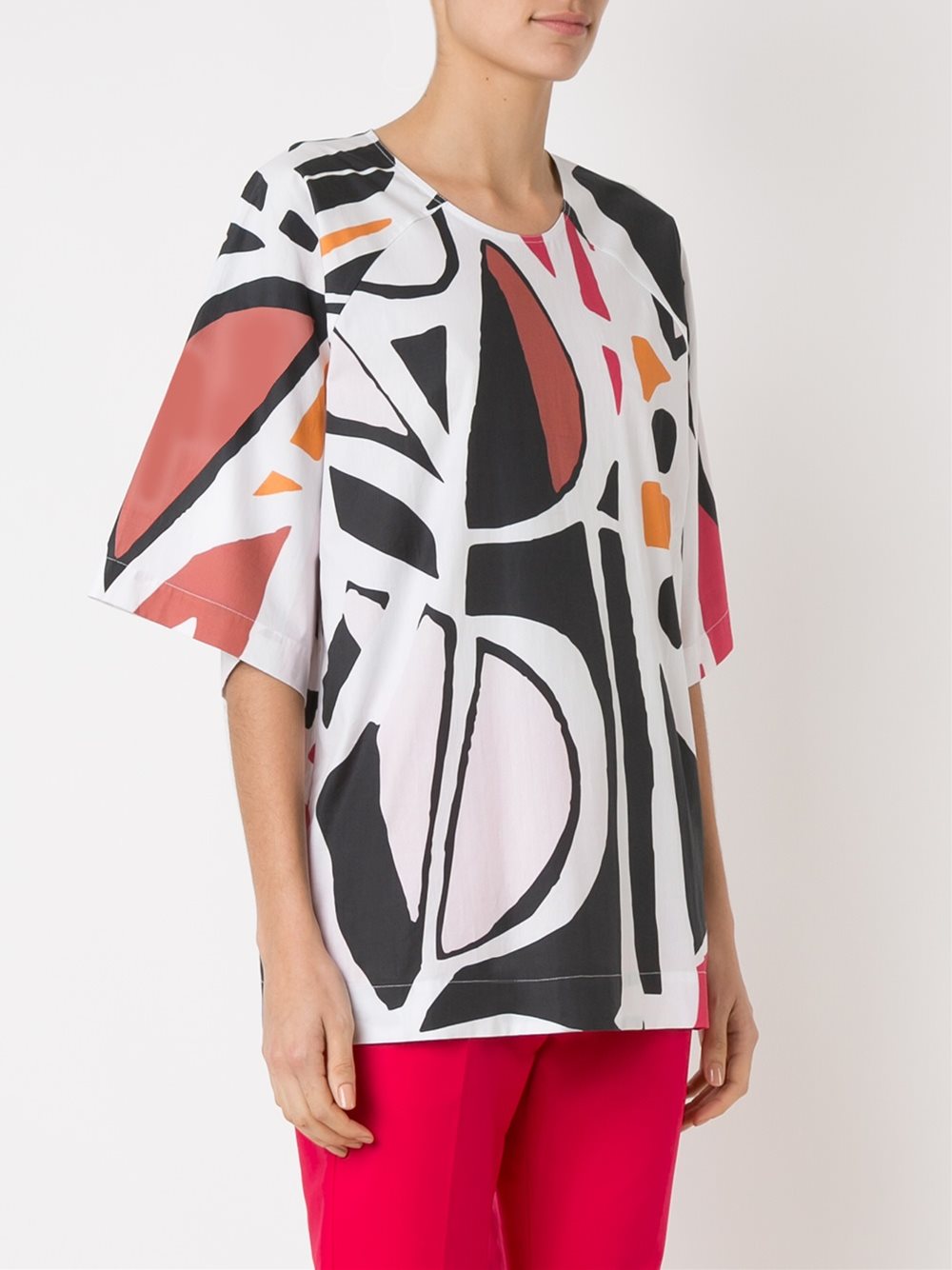printed blouse