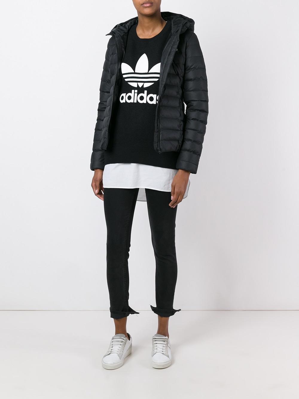 slim fit padded jacket