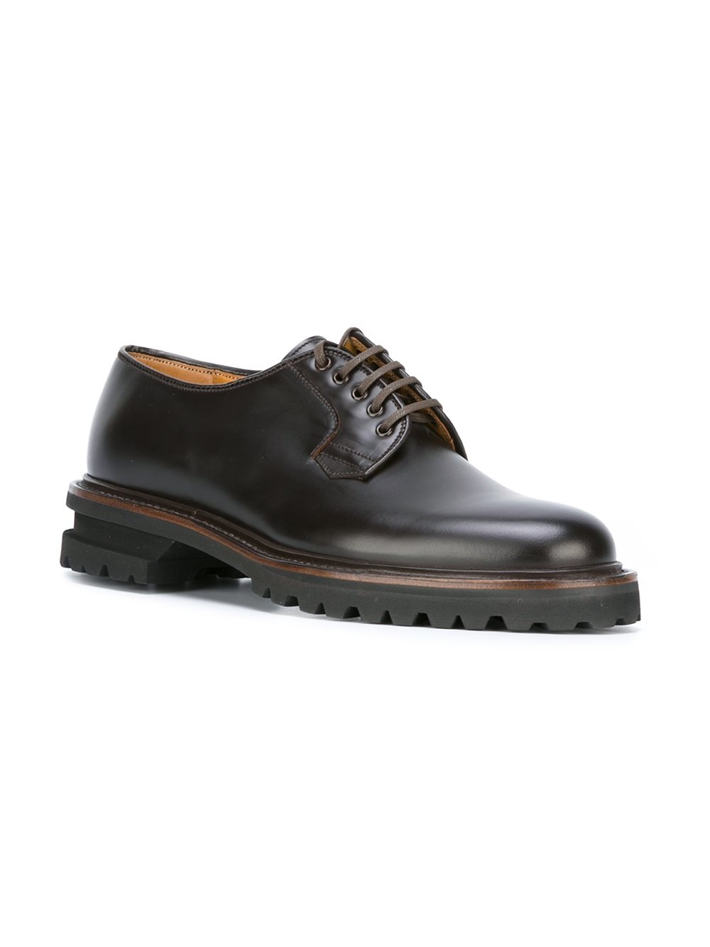 ridged sole Derby shoes