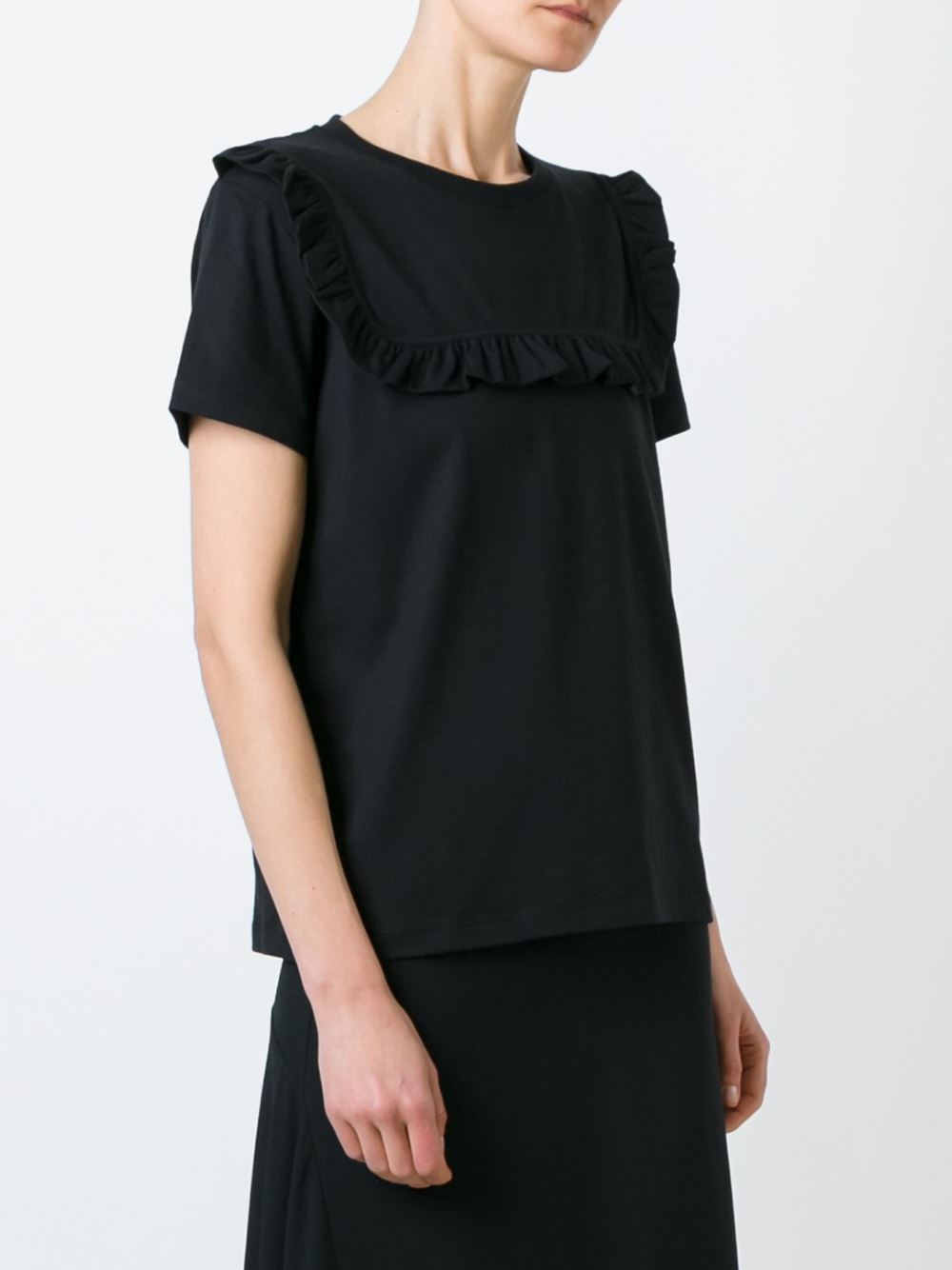 w. anderson 荷叶边饰领t恤海淘返利 | 米饭粒返利网