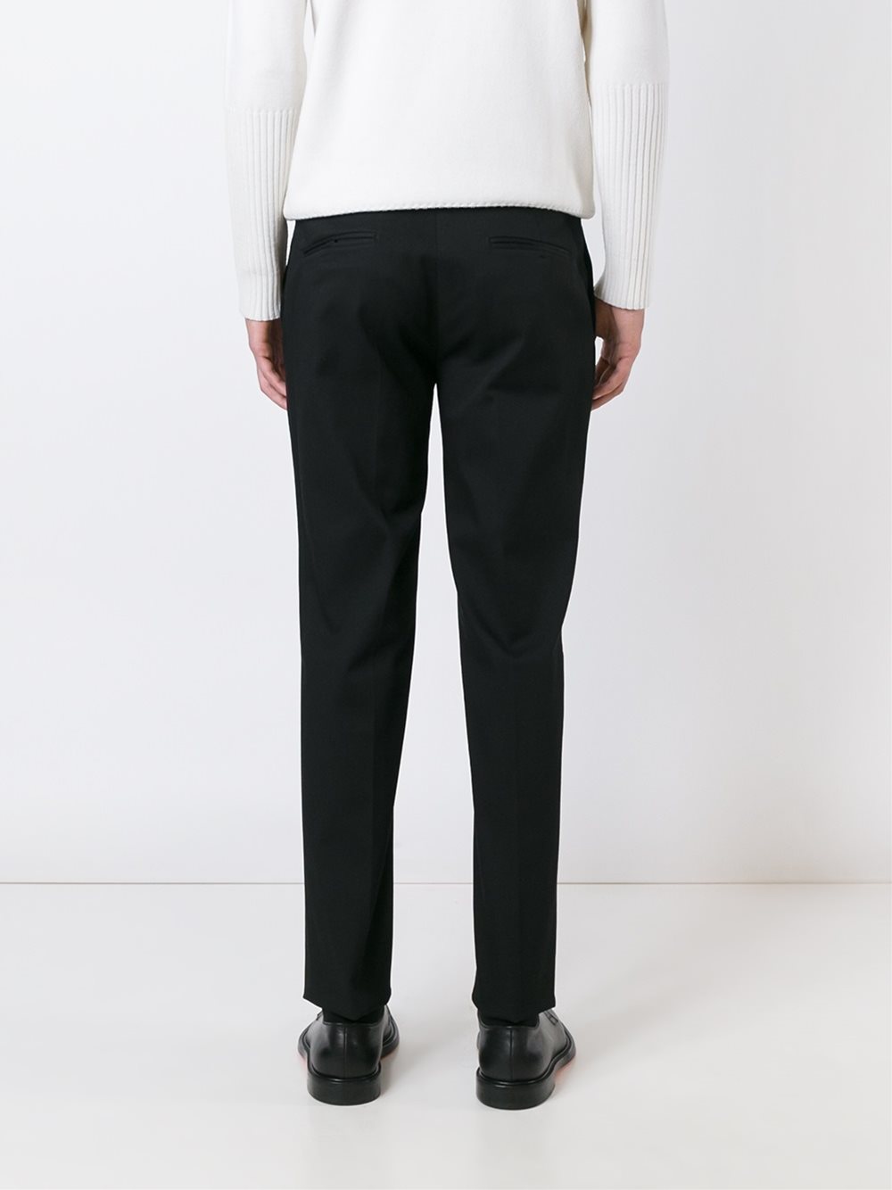 straight leg trousers