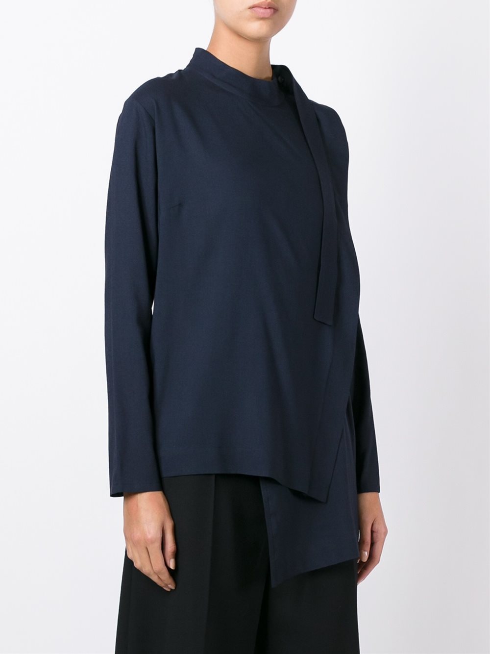 'Uzo' asymmetric blouse
