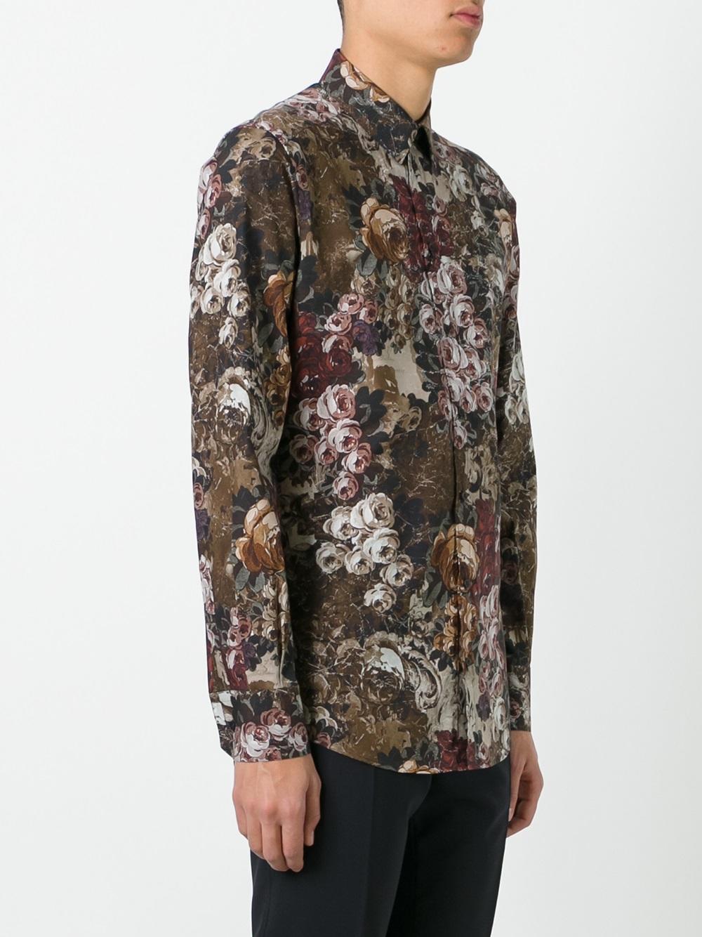 rose print shirt