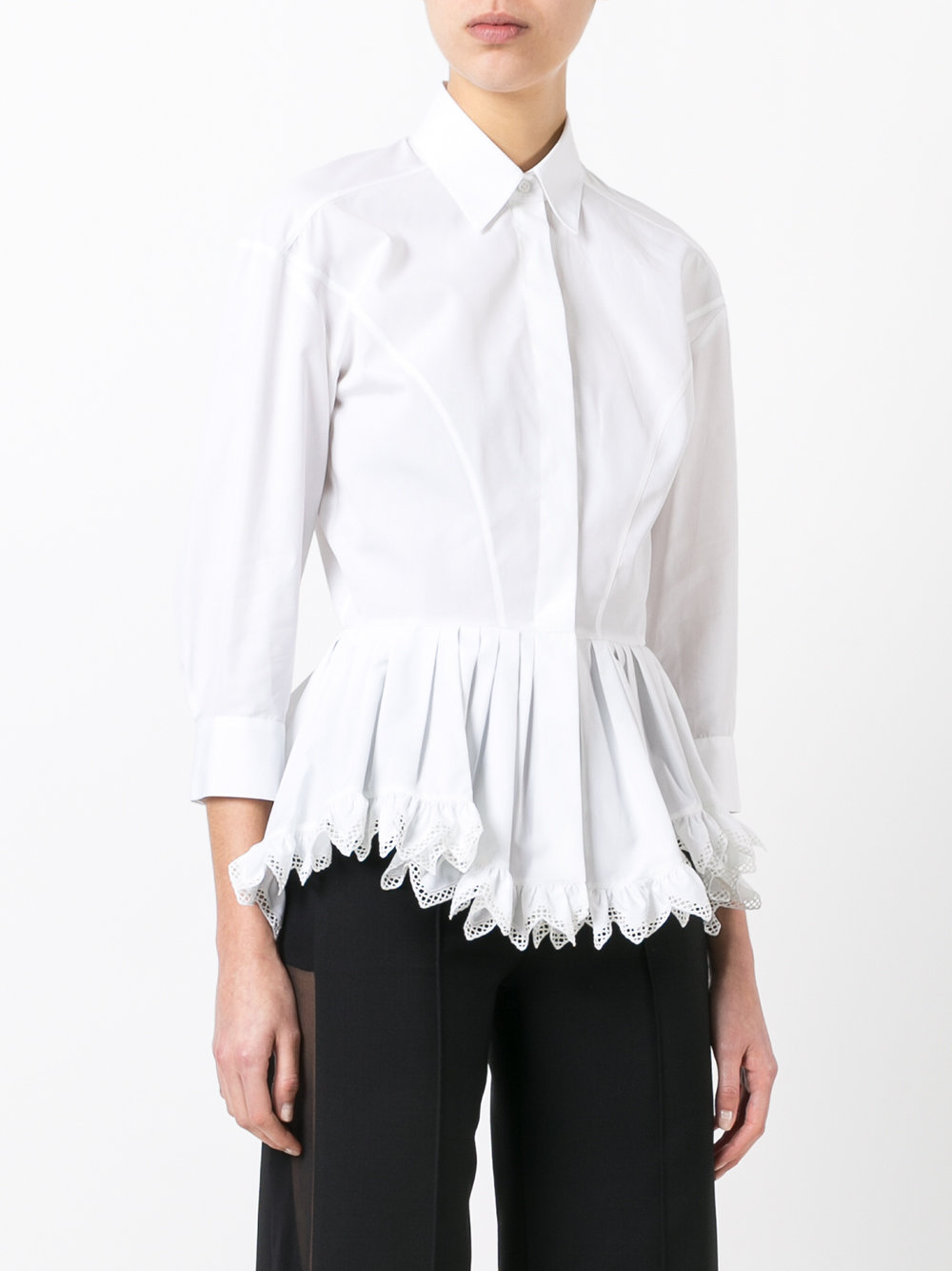 gathered waist shirt