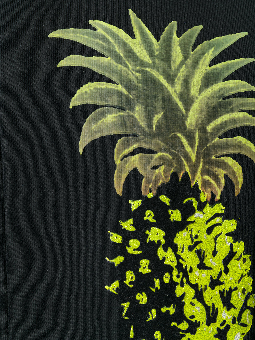 pineapple print bomber jacket