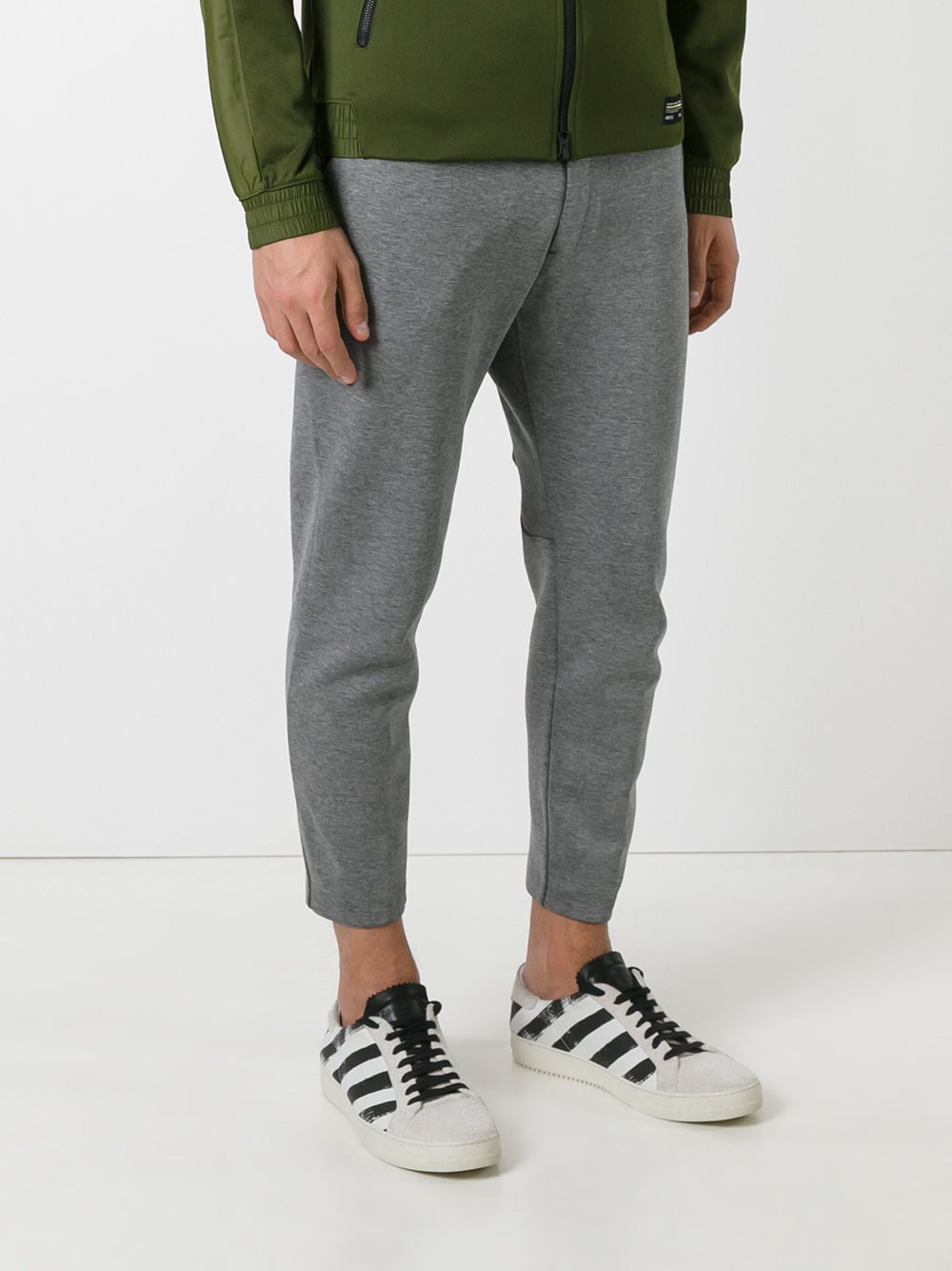 tech fleece cropped track pants