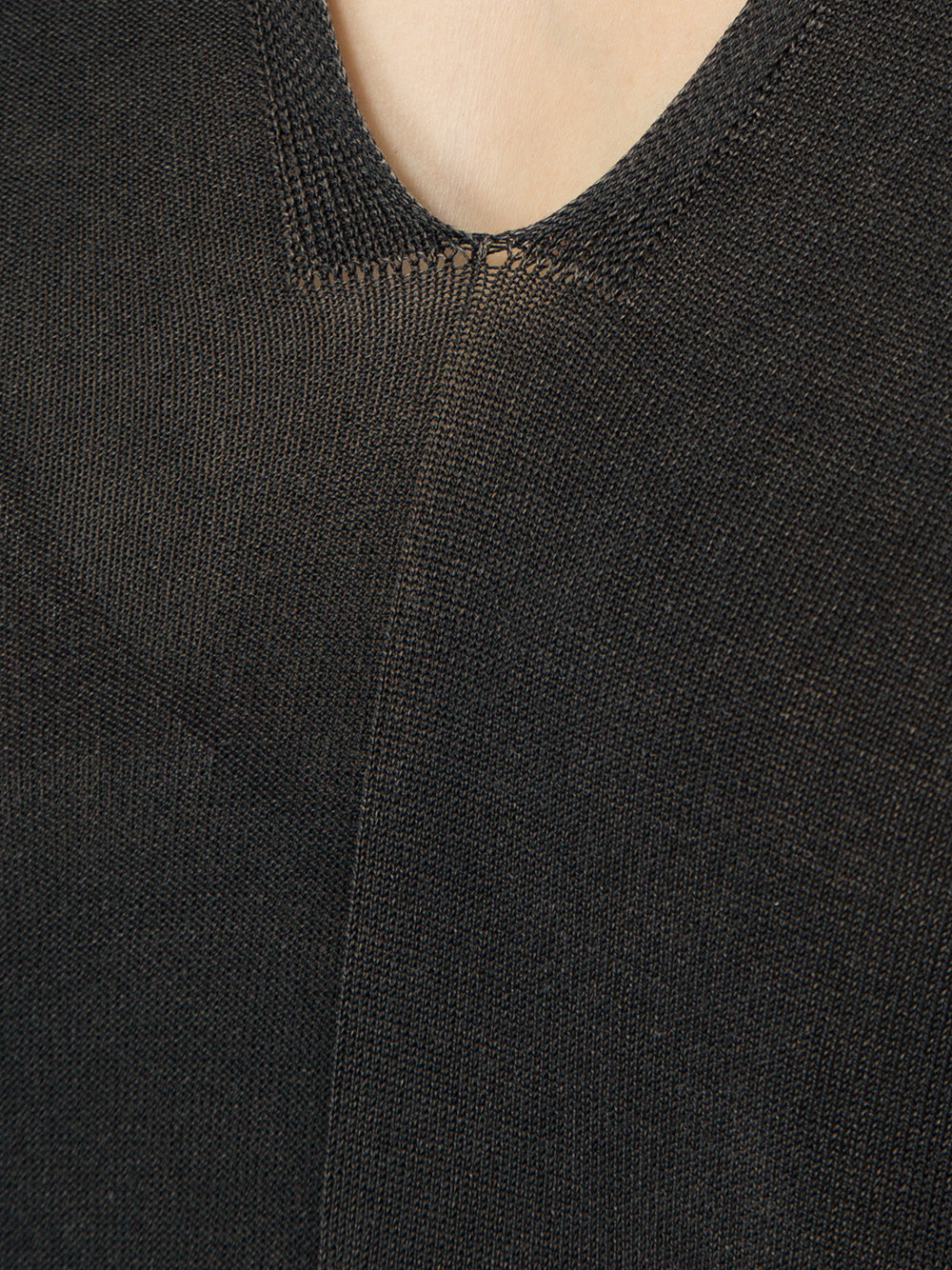 high-low hem knitted top