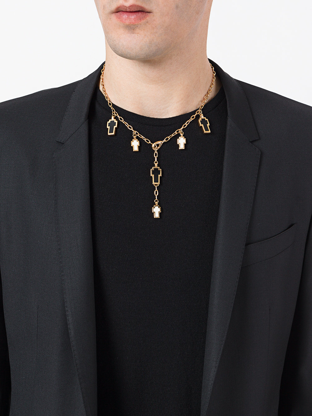 cross charm necklace