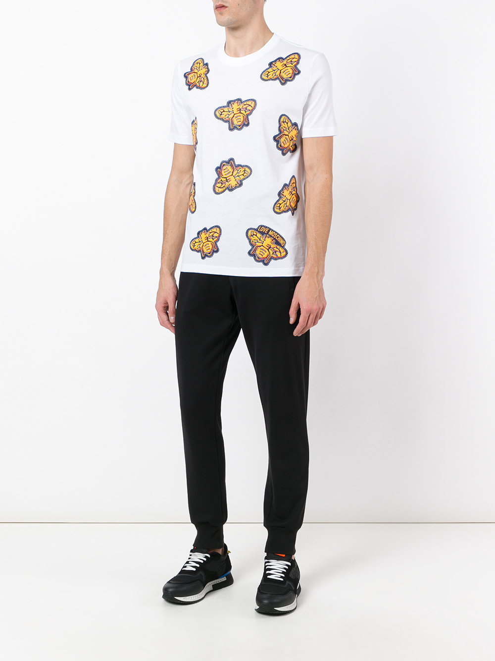 bees print T-shirt
