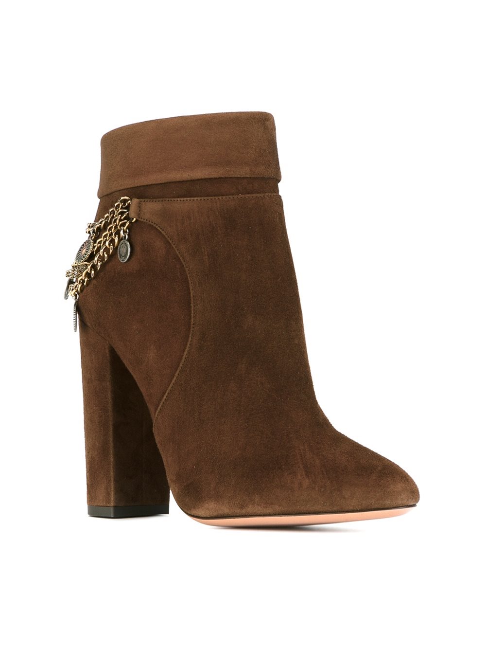 charm detail ankle boots