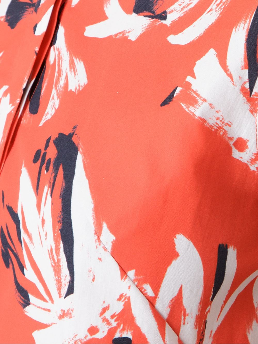 abstract print shirt