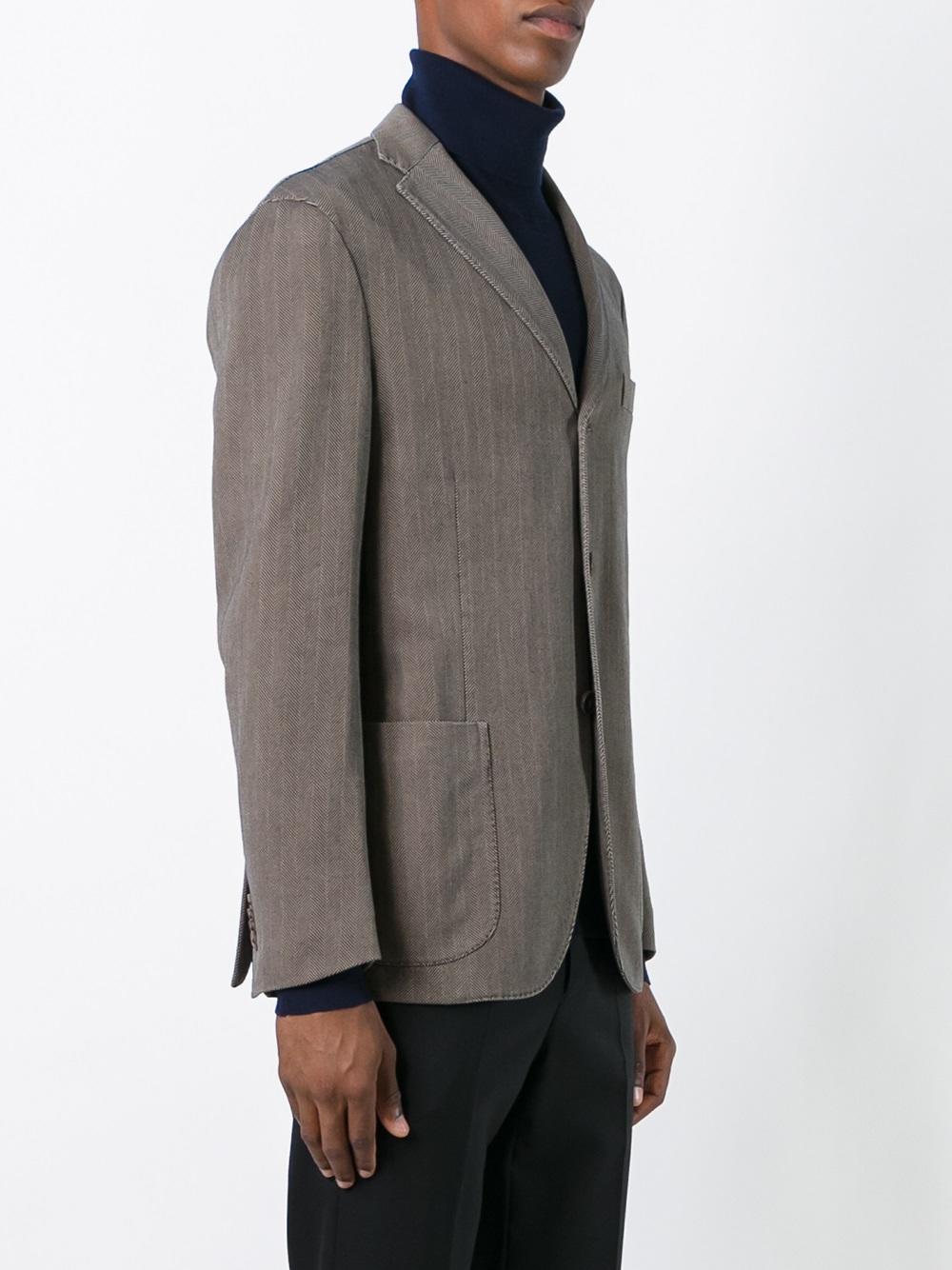 two button blazer