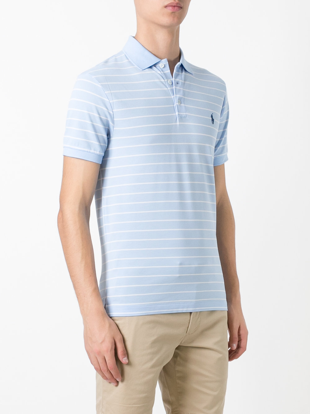 striped polo shirt 