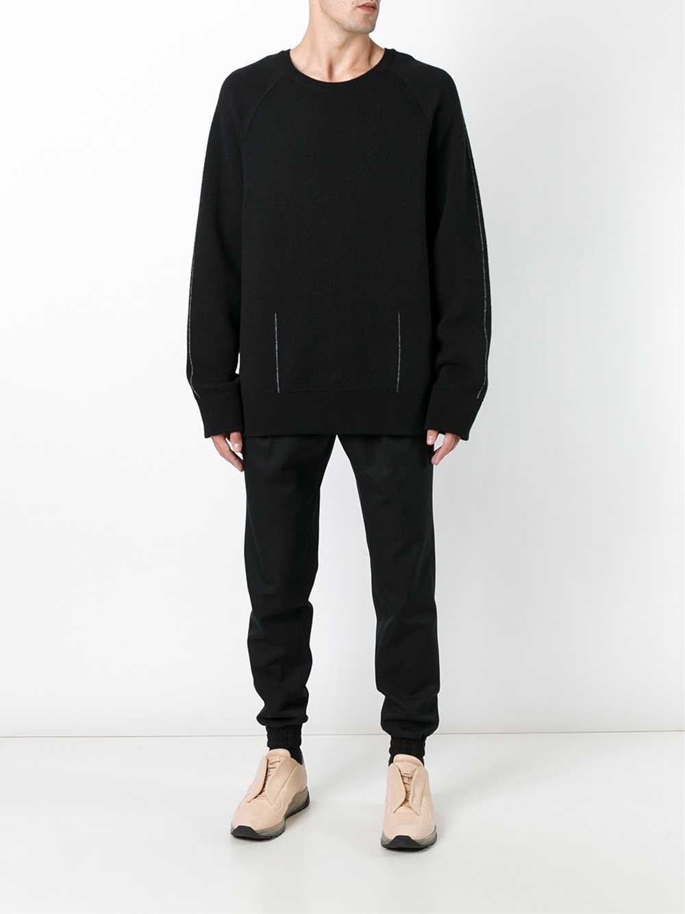 scoop neck jumper