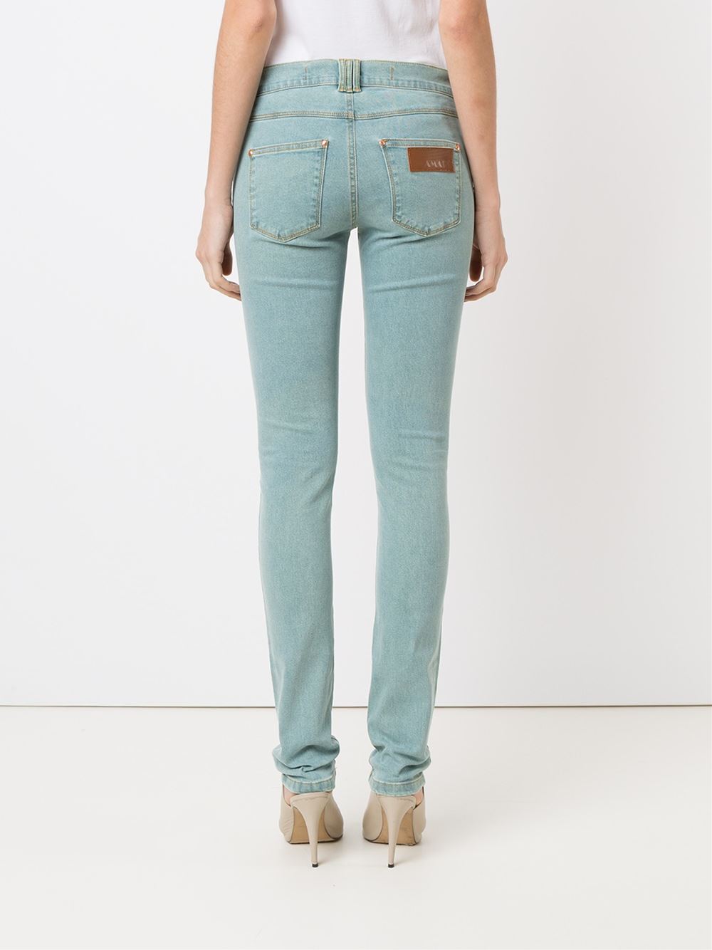 five-pocket skinny jeans