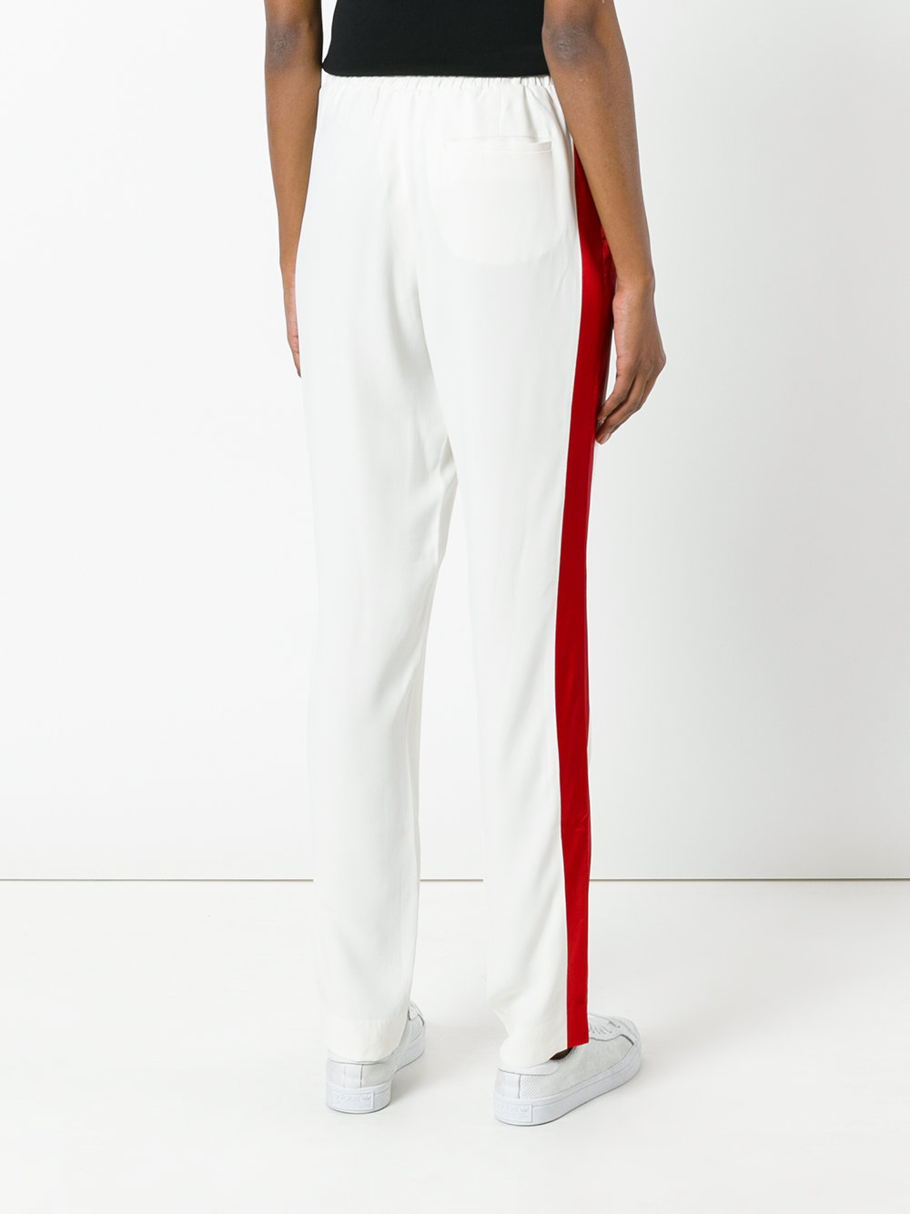 contrast stripe trousers 