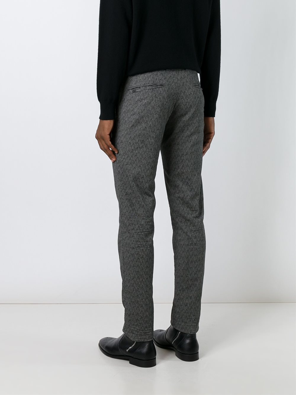slim fit trousers