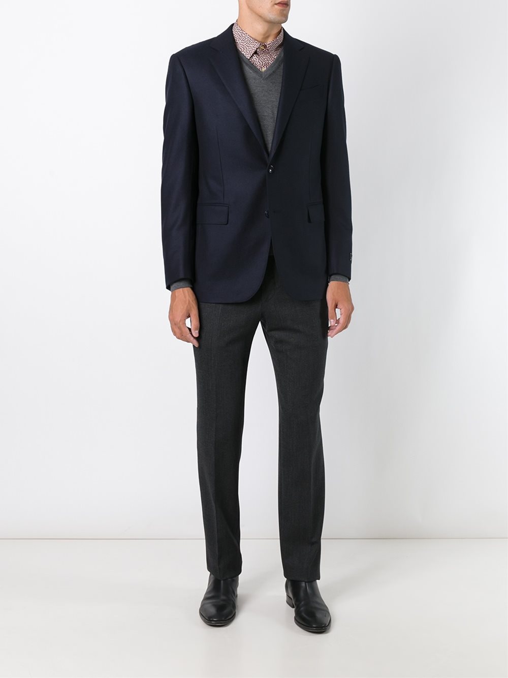 two button suit jacket